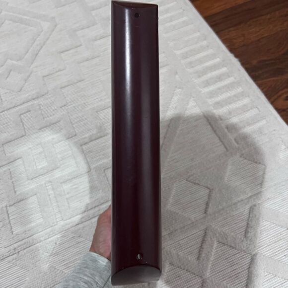 Maroon Wall Mirror with Shelf Pocket - Picture 4 of 7